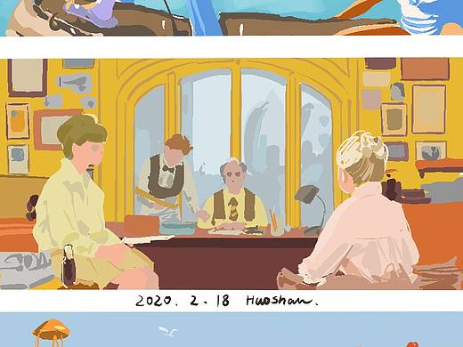 电影截图色块练习