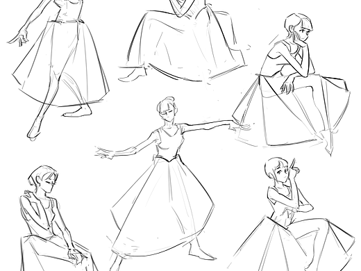 day18@速写班长（个人主页-ZNTgwMjUxNDg=） - 创作习作 - 站酷设计师屁股村长原创素材 - 站酷ZCOOL