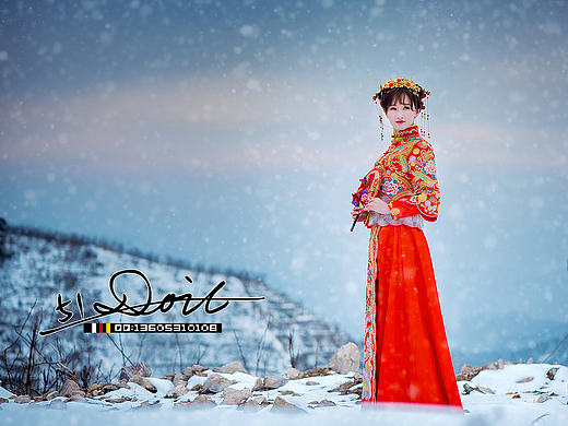 雪满庭.舞岚影