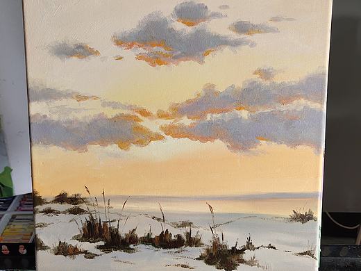 夕阳油画（个人主页-ZNDg2MDg0ODg=） - 绘画 - 站酷设计师画洛阳原创素材 - 站酷ZCOOL