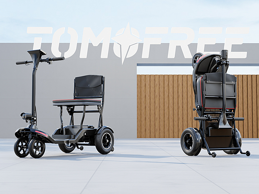 blender产品动画 | 老年代步电动车
