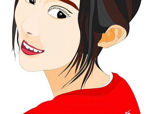 四张女孩干净扁平画像（个人主页-ZNDIzNDY3NjA=） - 概念设定 - 站酷设计师适何原创素材 - 站酷ZCOOL