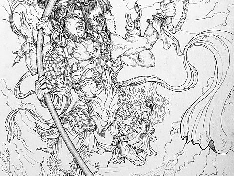 针管笔手绘创作