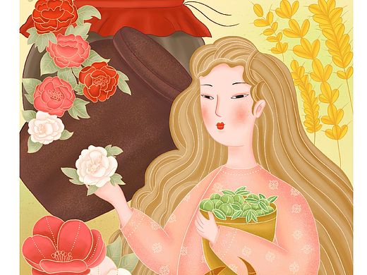 二十四节气之芒种（个人主页-ZNTM2MzU2MzI=） - 创作习作 - 站酷设计师画画的Ande原创素材 - 站酷ZCOOL