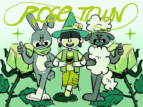 🐇🐑🧒🏻✨BUNNY & SHEEP & GIRL