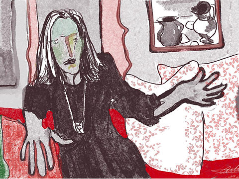 女強(qiáng)人（個(gè)人主頁(yè)-ZNDYyODg3NTI=） - 藝術(shù)插畫 - 站酷設(shè)計(jì)師Aihui2227原創(chuàng)素材 - 站酷ZCOOL