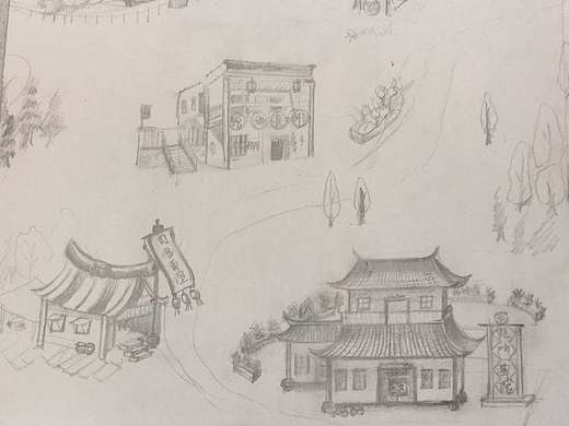 尝试APP内小游戏的小酒馆主题UI