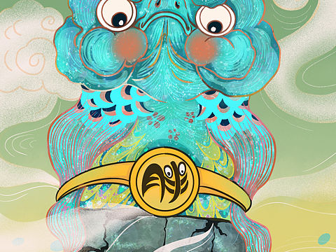 原创插画系列之胖鱼（个人主页-ZNTkyOTMyODA=） - 艺术插画 - 站酷设计师是一路人原创素材 - 站酷ZCOOL