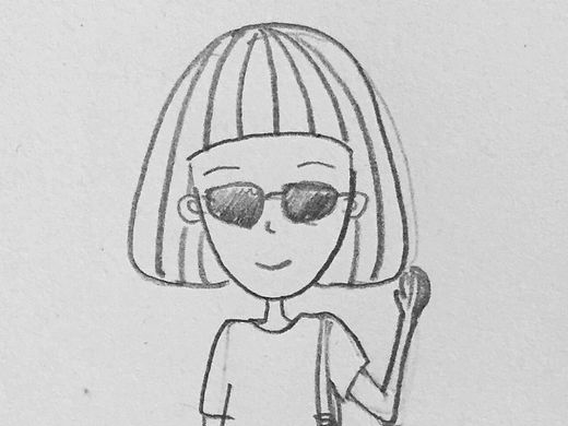 可爱的小人儿—简笔画