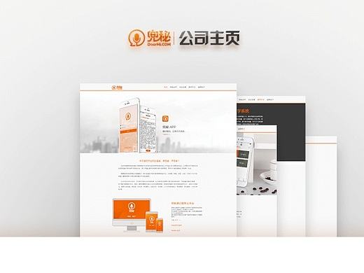 【兜秘官网】兜秘网络 公司主页 网页设计