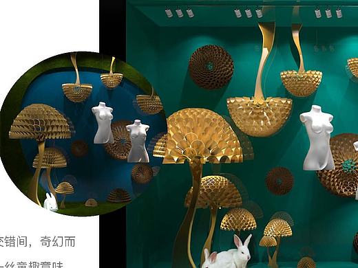 Alice梦游仙境主题橱窗