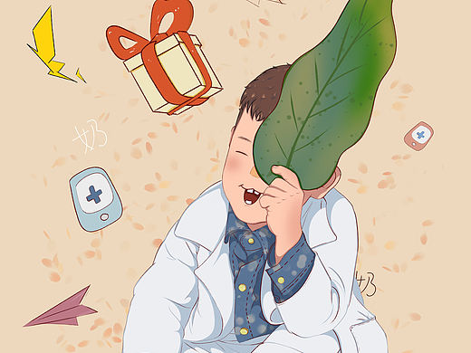 生日照（個(gè)人主頁(yè)-ZNDg3MzIzMDg=） - 藝術(shù)插畫(huà) - 站酷設(shè)計(jì)師高小盼哦原創(chuàng)素材 - 站酷ZCOOL