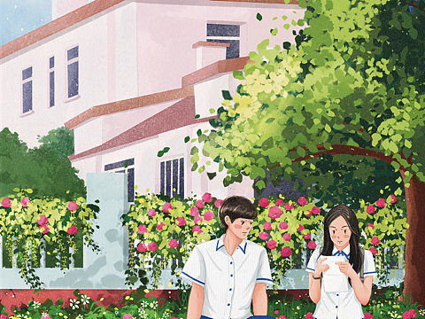 插画 | 中学生青春阅读 六月刊（个人主页-ZNjA1MjQ0ODg=） - 儿童插画 - 站酷设计师晒晒月亮_原创素材 - 站酷ZCOOL