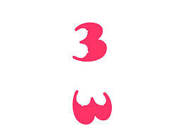 给一个网站设计的LOGO：小三