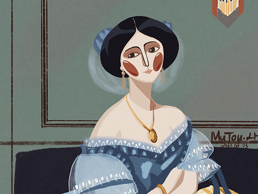 布罗格利公主 名画转插画