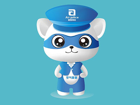 最新作品：空气警察吉祥物设计