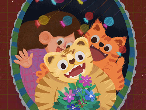 吃完汤圆的大合影，祝大家元宵节快乐呀。（个人主页-ZNTc5NTkyMTI=） - 创作习作 - 站酷设计师一布咕咕原创素材 - 站酷ZCOOL