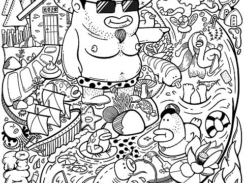 程百万的幸福生活（个人主页-ZMzc4NzU5Mjg=） - 艺术插画 - 站酷设计师aaaalexxxx原创素材 - 站酷ZCOOL