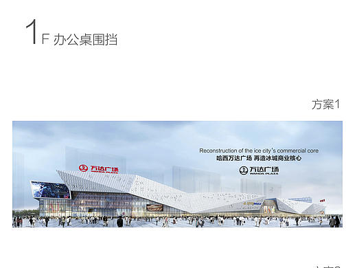 万达广场【哈西店】办公区围挡