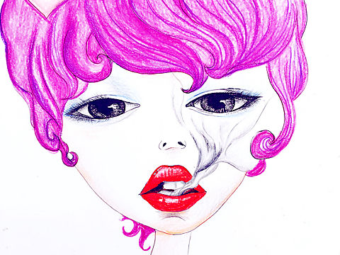 护士节，手绘插画，护士节海报