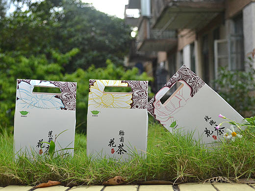 茶颜叶色之花茶包装设计
