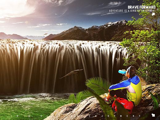 户外海报 合成效果