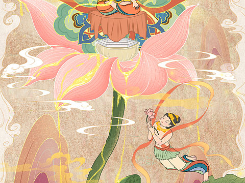 敦煌|原创国风插画