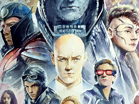 水彩X战警天启