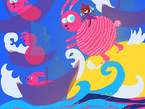 21世纪的第二次双节相遇（个人主页-ZNDgwMDQ1ODA=） - 商业插画 - 站酷设计师姚小羊原创素材 - 站酷ZCOOL