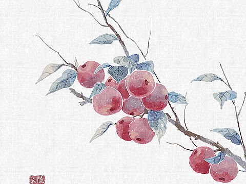【procreate画】花果