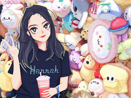 自画像（个人主页-ZNDQ0NzIzMzY=） - 创作习作 - 站酷设计师鸿彤彤爱画画原创素材 - 站酷ZCOOL