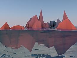 lowpoly with refection