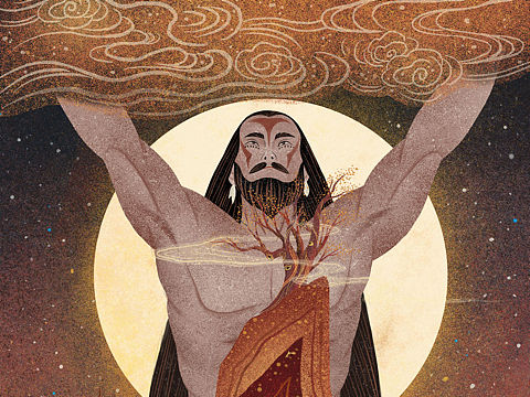 一组神话奇幻插画