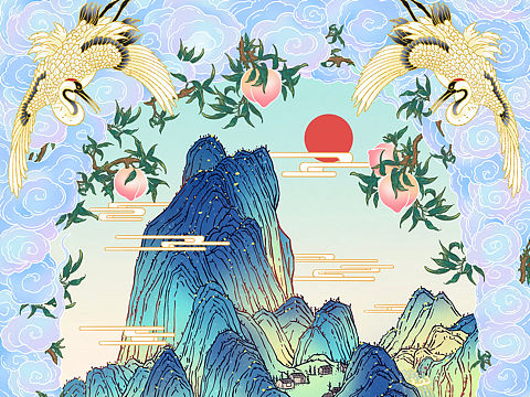 神游其中，怡然自得