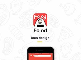 Fo od app icon 设计