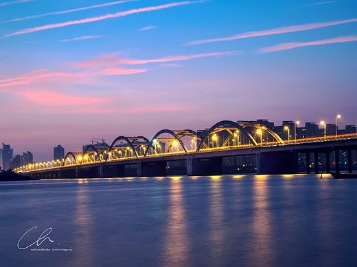 海口琼州大桥夜景