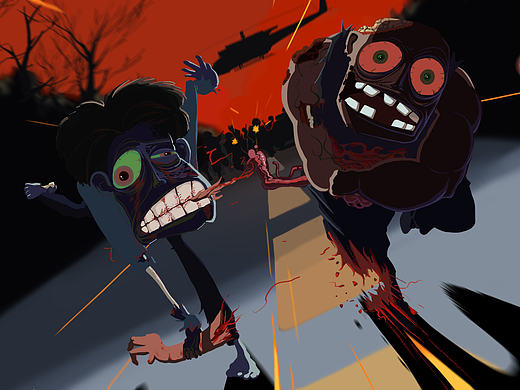 《僵尸兄弟》全彩故事板