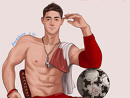 【iPad procreate】繪畫(huà) 足球體育生??