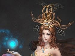 魔法公主一張。（個(gè)人主頁-ZMzA3ODIxMg==） - 商業(yè)插畫 - 站酷設(shè)計(jì)師魚兒乖原創(chuàng)素材 - 站酷ZCOOL