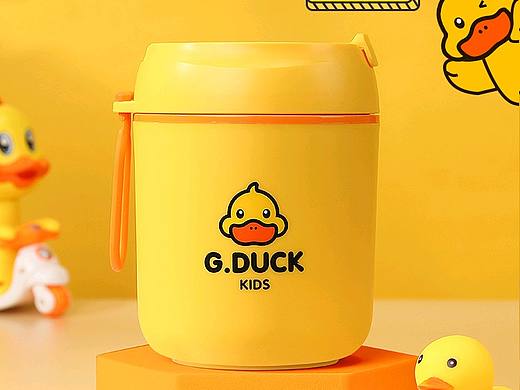 小黄鸭早餐杯