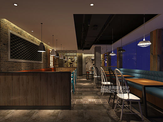 圳野妹火锅连锁店装饰设计(白石洲店)