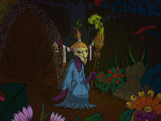 一个有点魔法的小森林（个人主页-ZMjA1NTUyMDQ=） - 创作习作 - 站酷设计师别翘小乙巴原创素材 - 站酷ZCOOL