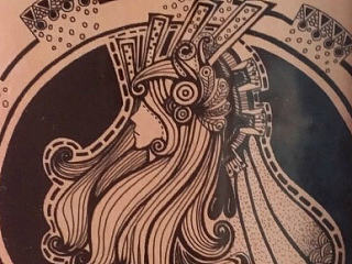 黑白插画