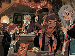 哈利波特魔法觉醒同人插画贺图