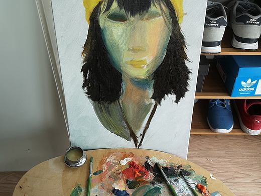 爽子——自画像