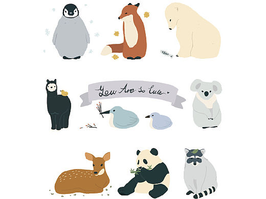 和纸胶带图案插画（个人主页-ZMTQ2NzgwNTI=） - 商业插画 - 站酷设计师Bileii原创素材 - 站酷ZCOOL