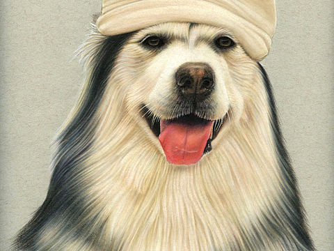 彩铅酒鬼一家之《撕家》