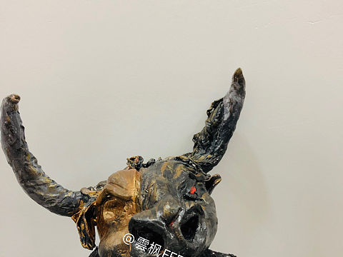 综合材料 牛头（个人主页-ZNDIzODczNjA=） - 雕塑 - 站酷设计师雲枫FFF疯了原创素材 - 站酷ZCOOL
