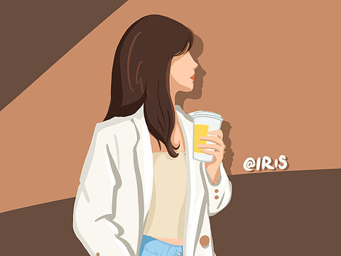 【扁平风插画】