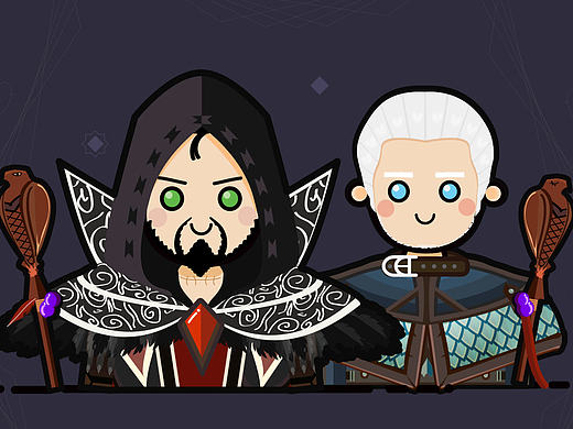 [魔獸]矢量Q版大頭練習（個人主頁-ZMTc4MTczMTY=） - 創(chuàng)作習作 - 站酷設計師Eukelade原創(chuàng)素材 - 站酷ZCOOL